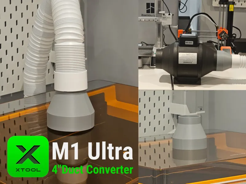 XTOOL M1 Ultra 4" Duct Adapter