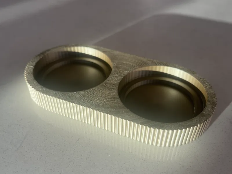 Modern Salt and Pepper Grinder Tray - 59mm