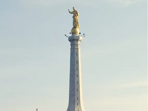 ricordo Madonna Messina statua