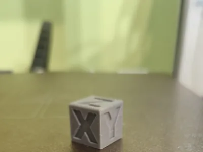 XYZ calibration test