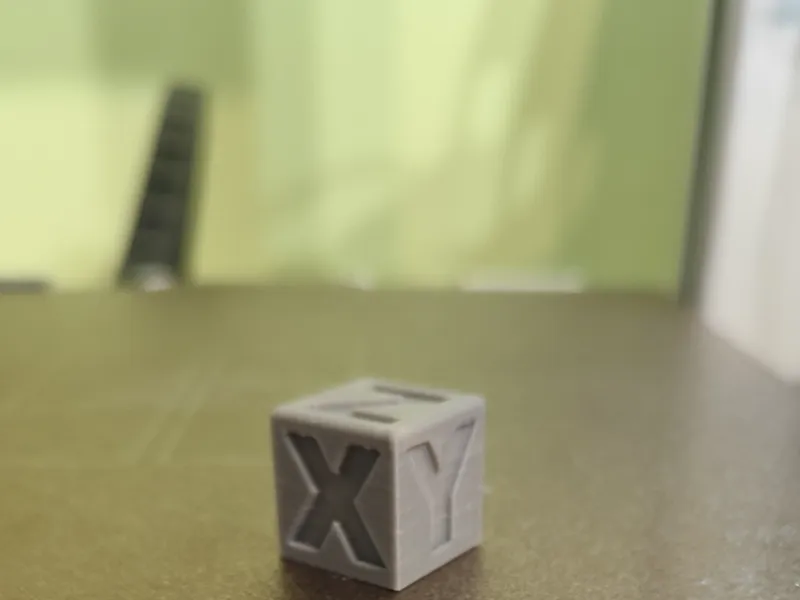 XYZ calibration test