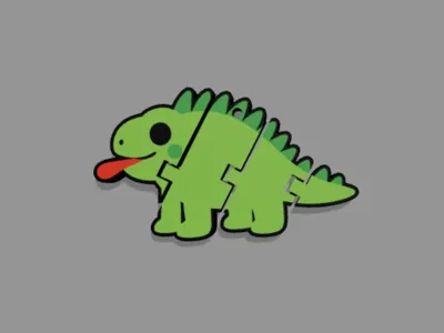 Iguana Flexi Toy
