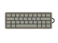Porte-clés touche de clavier personnalisable — photo 2