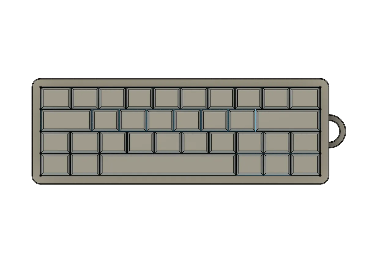Porte-clés touche de clavier personnalisable