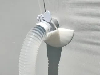 Swimming pool tube holder