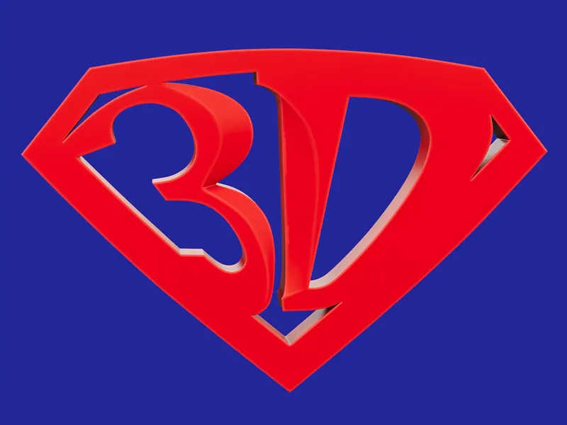Super 3D Badge alt version