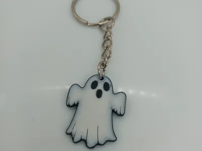 a cute little ghost as Keychain