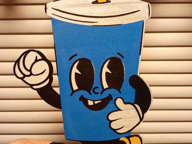 Movie Concession Cup Character