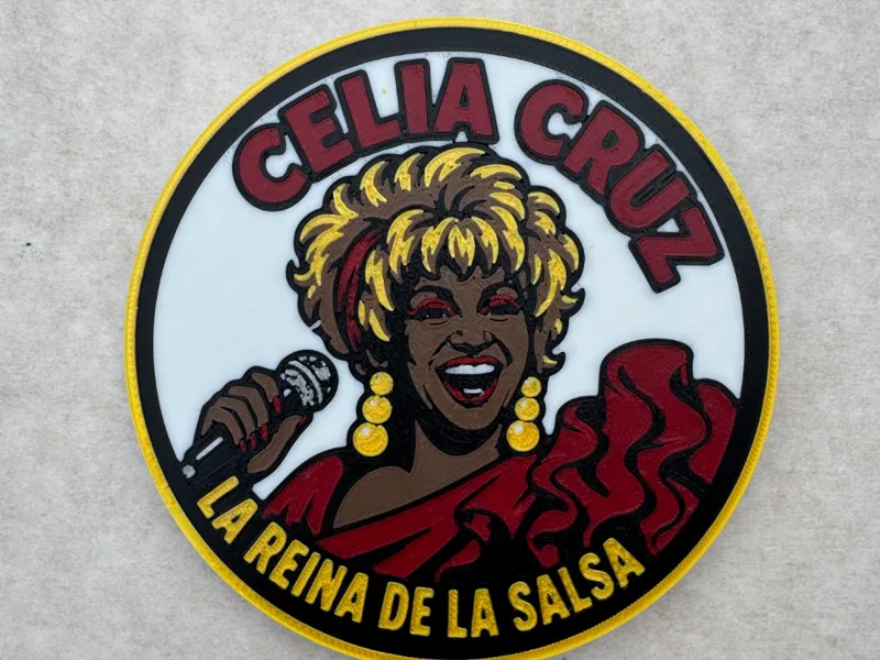 Celia Cruz Coaster - La Reina de la Salsa
