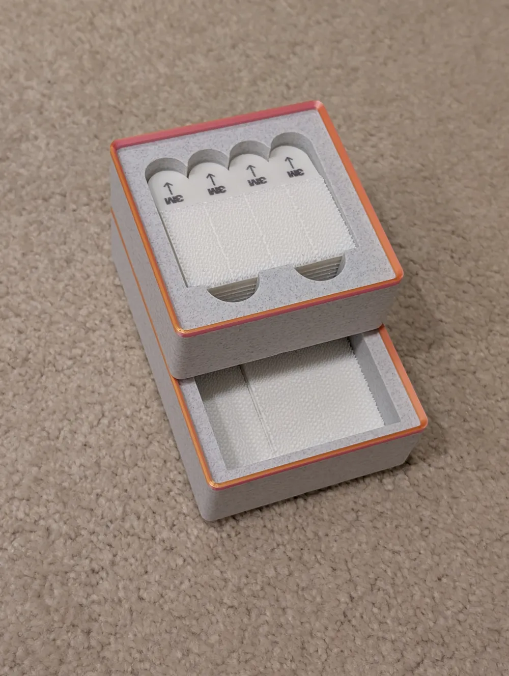 Gridfinity 3M Command Strips Storage - Free 3D Print Model - MakerWorld