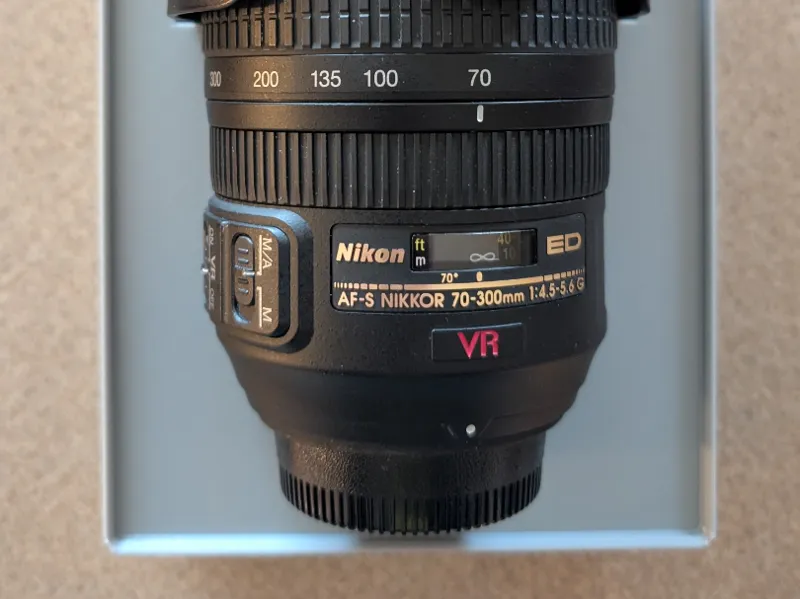 Nikon 70-300 1:4.5-5.6 Lens Gridfinity Bin