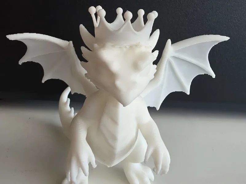 dragon with crown