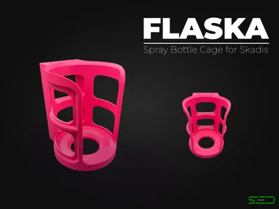 FLASKA - Spray Bottle Cage for Skadis