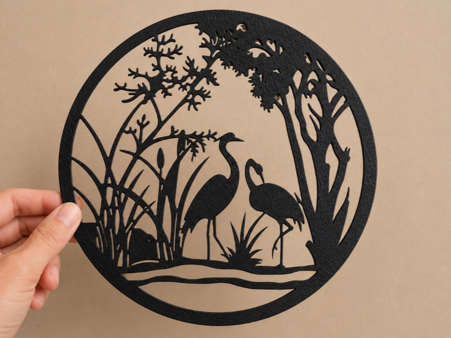 Flamingo Nature Wall Art – Tropical Wildlife Decor