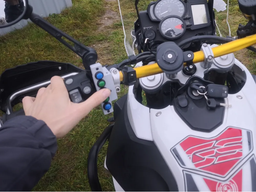 Motorcycle rally button controller for navigation - Free 3D Print Model ...