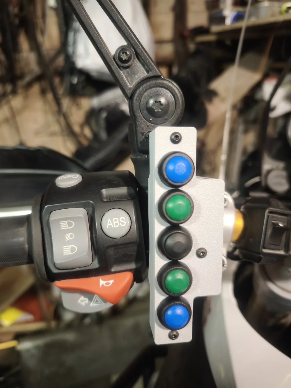 Motorcycle rally button controller for navigation - Free 3D Print Model ...