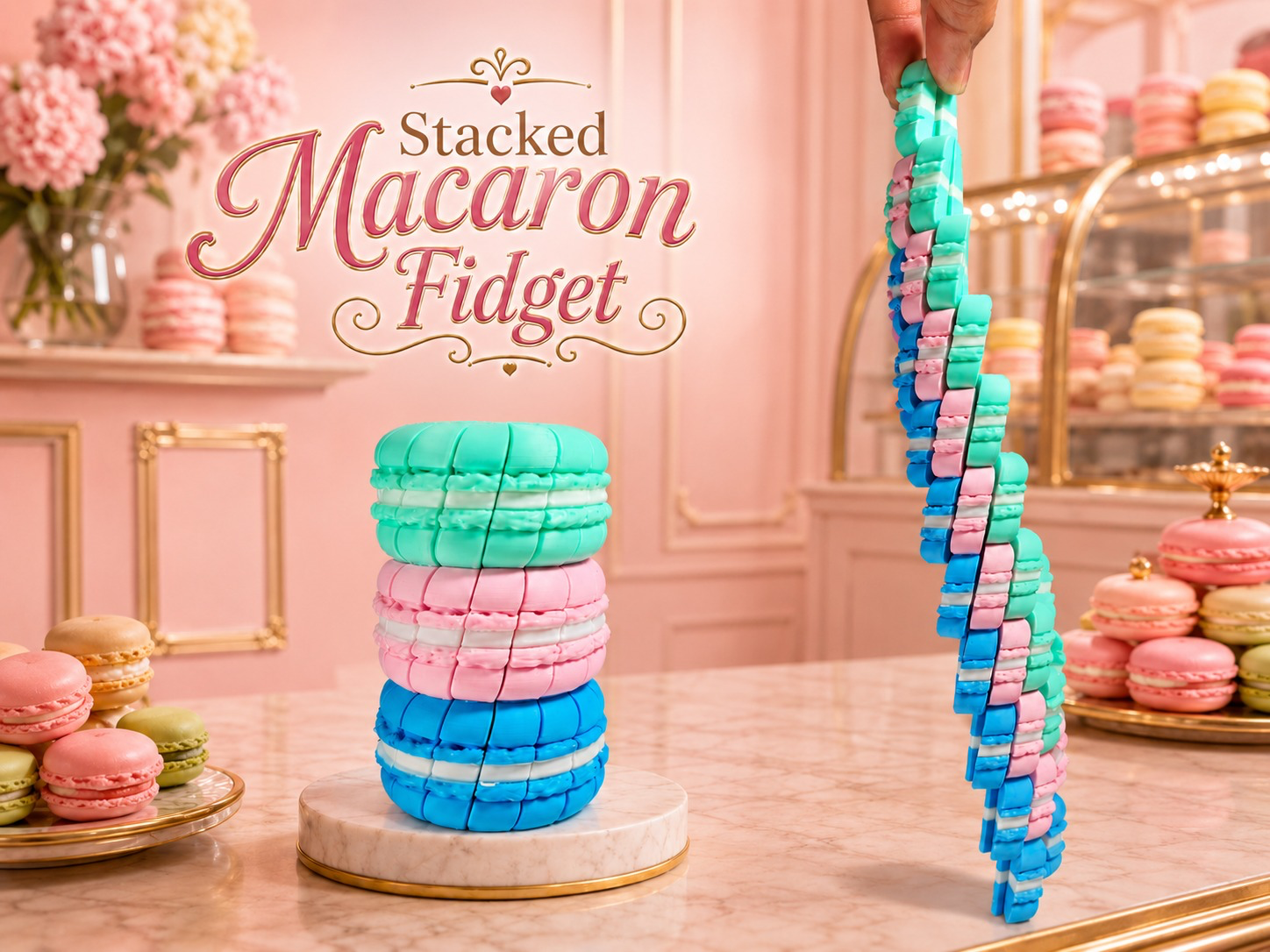 Cascading Macaron Fidget - 1