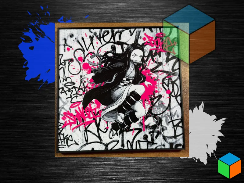 Nezuko Kamado — HueForge Art | Demon Slayer