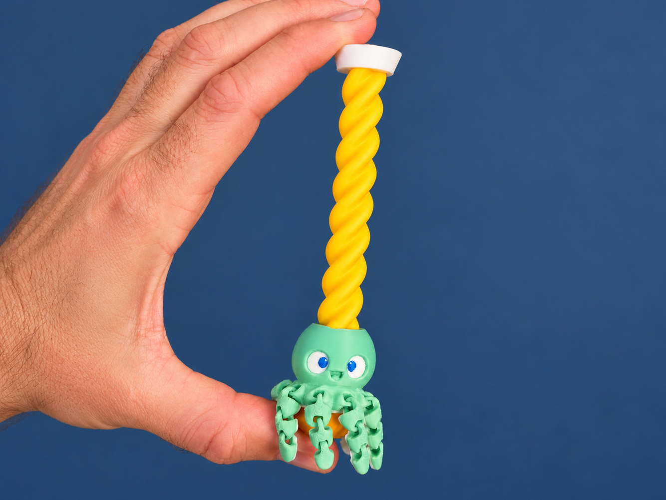 Mini Pulpo Mágico Giratorio de Bolsillo