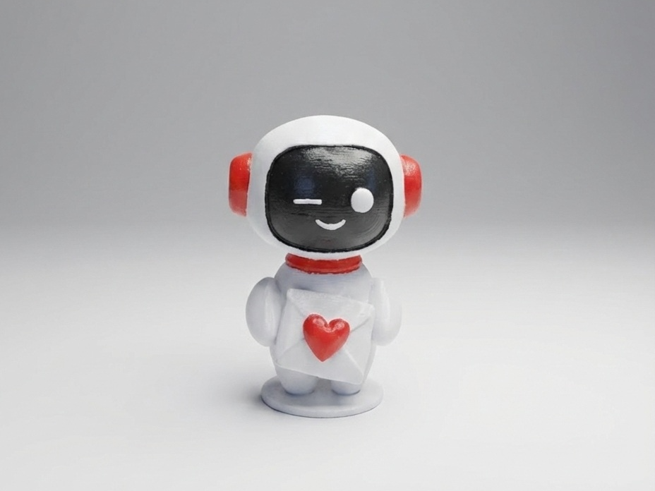 LoveBot – Der kleine Roboter liebes Botschafter