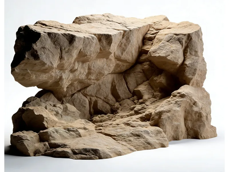 2款岩石背景——鱼缸背景 生态环境模型