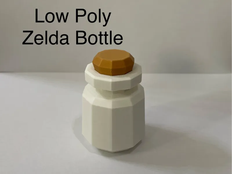 Low Poly Zelda Bottle