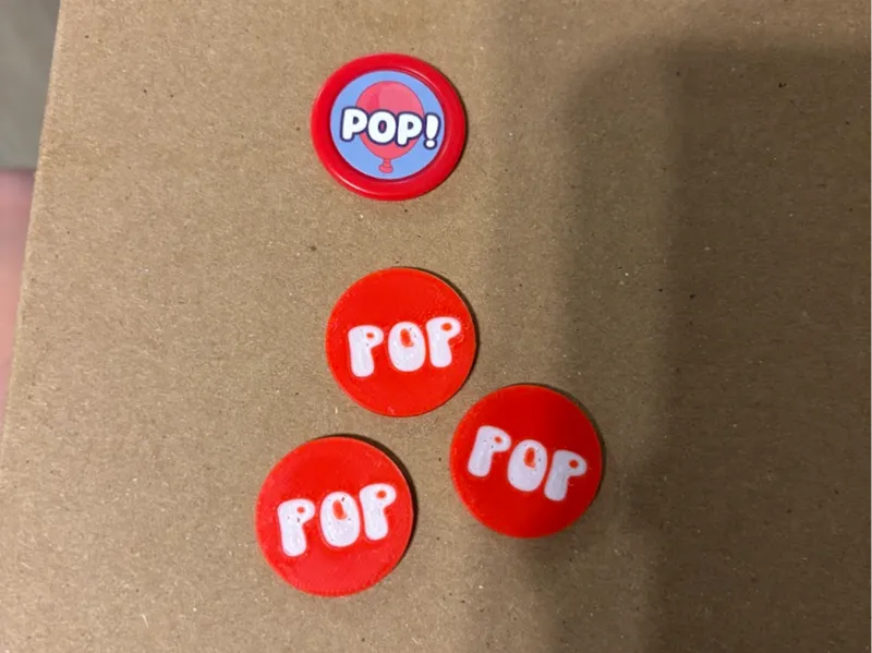 Bluey Keepy Uppy Game Token Coins