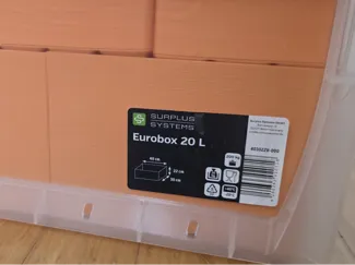 Stackable 2-Layer Organizer Insert for Eurobox