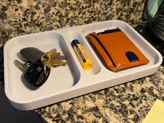 Keys, Wallet, and Chapstick Tray