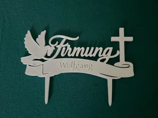 Tortenstecker Firmung