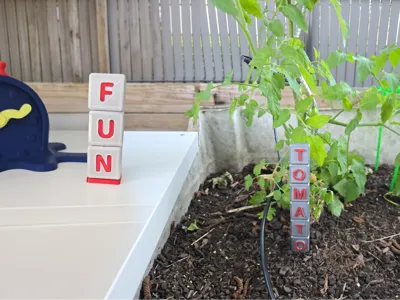 Parametric Stackable Text Markers