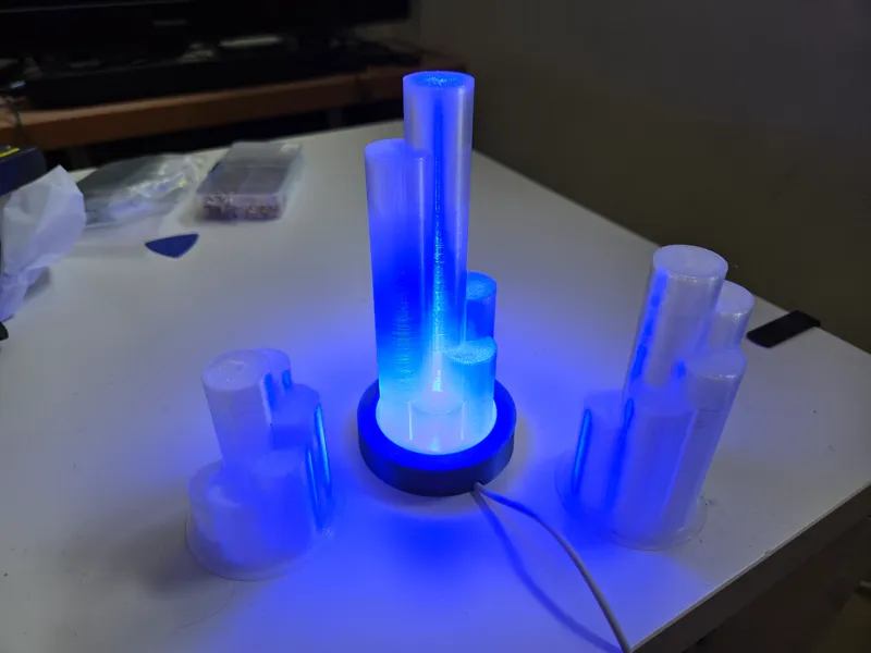 Cylindrical steps lamp  (Lamp 001)