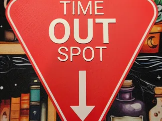 Time Out Spot Sign