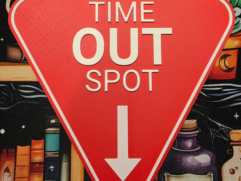 Time Out Spot Sign