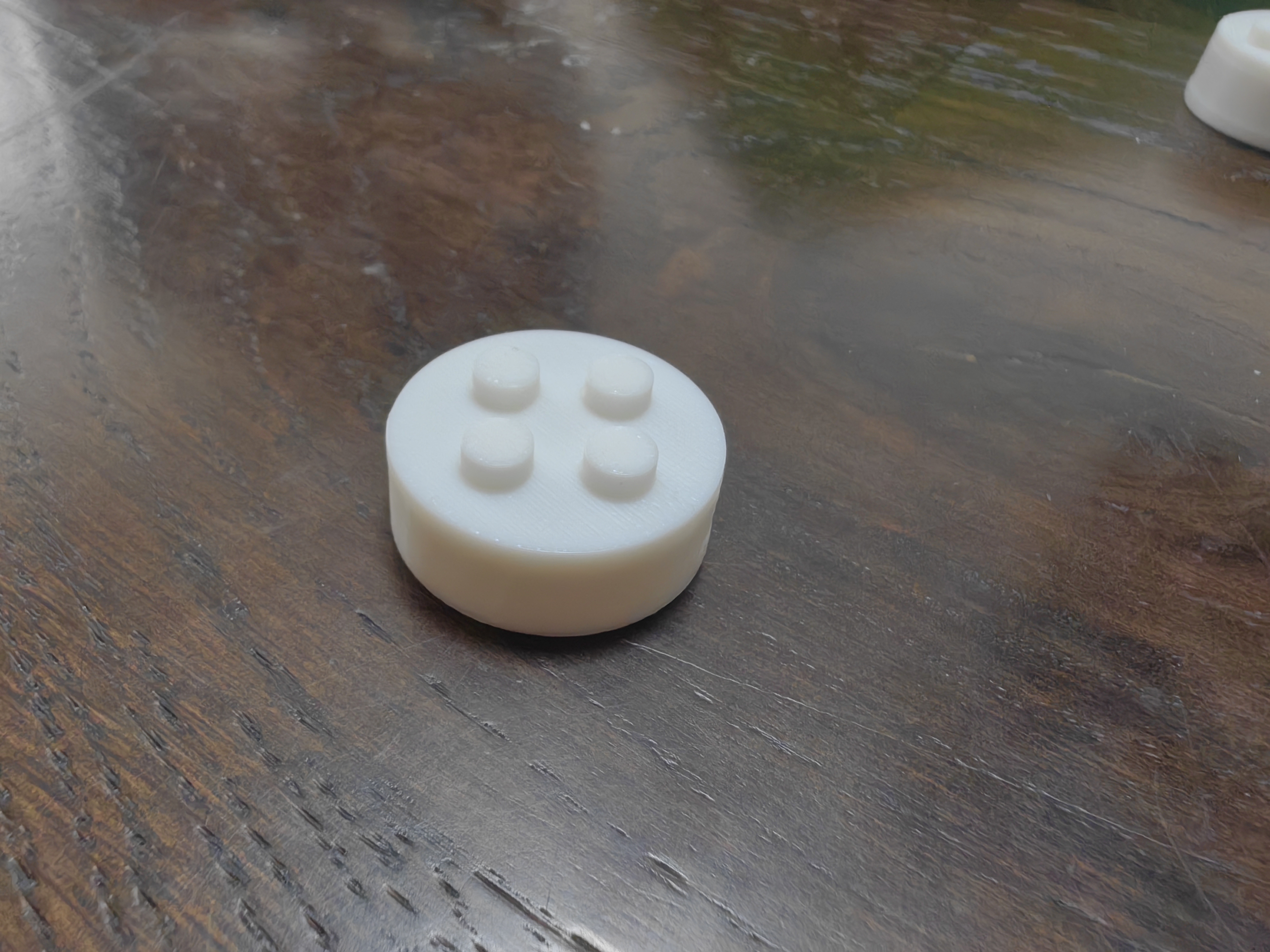Miniatura 2 do modelo 3D 小米台灯替换开关（乐高兼容底座）