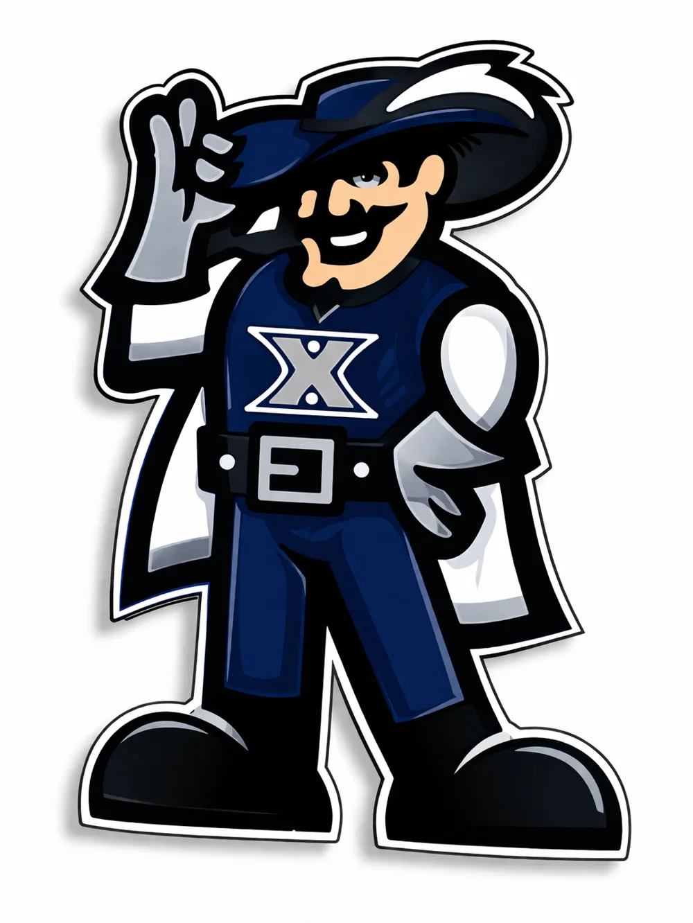 XAVIER UNIVERSITY MASCOT LOGO - Free 3D Print Model - MakerWorld
