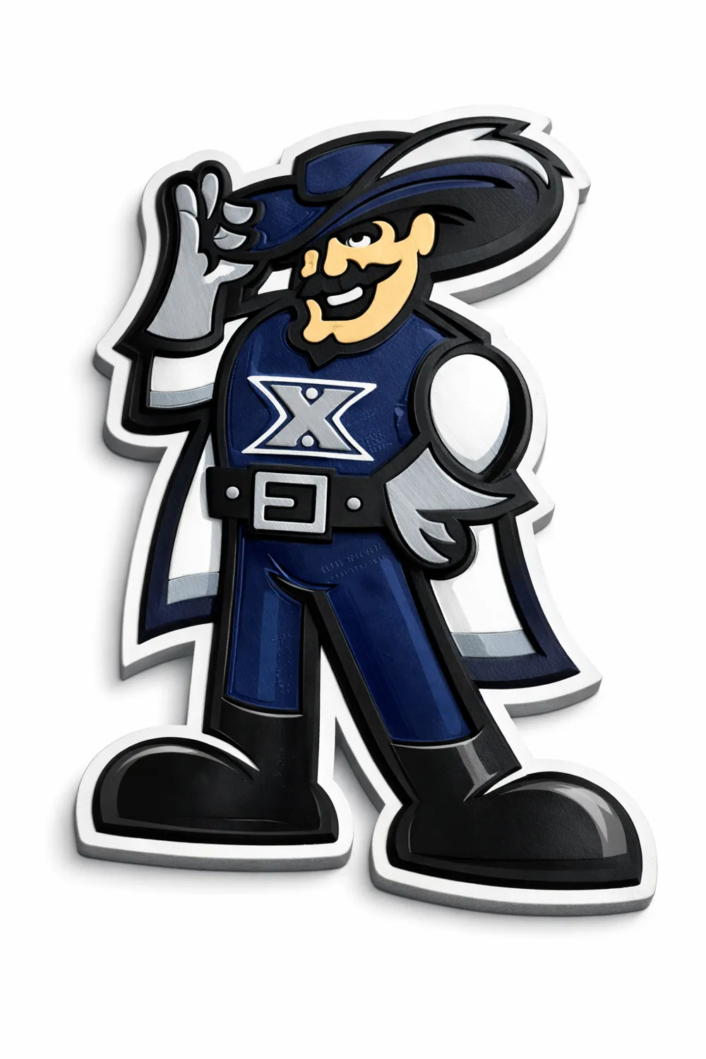 XAVIER UNIVERSITY MASCOT LOGO - Free 3D Print Model - MakerWorld