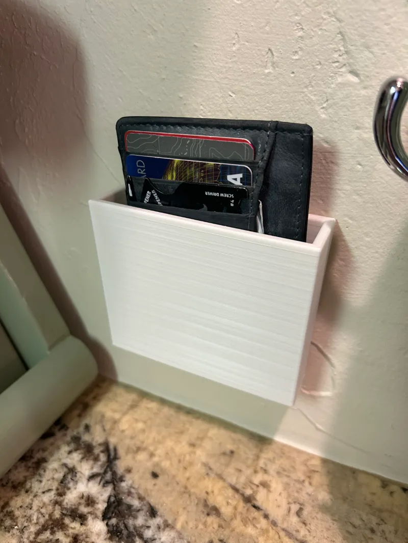 Wallet wall mount Holder