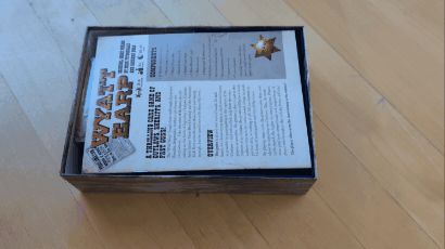 Wyatt Earp - Board Game Insert
