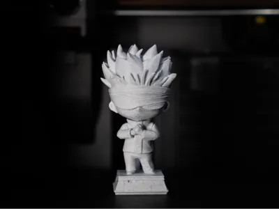 Gojo Satoru - Ruined Stone Statue (Real Shot, Not AI)