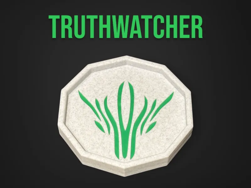 Truthwatcher Glyph Coaster - Stormlight Archive