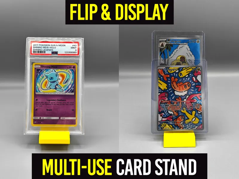 Graded Card & Toploader Card Stand | PSA CGC BGS