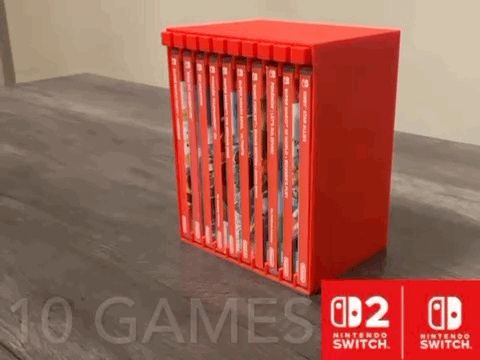 Retro Game Holder | Nintendo Switch | Stackable
