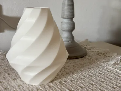Modern Abstract Spiral Vesse