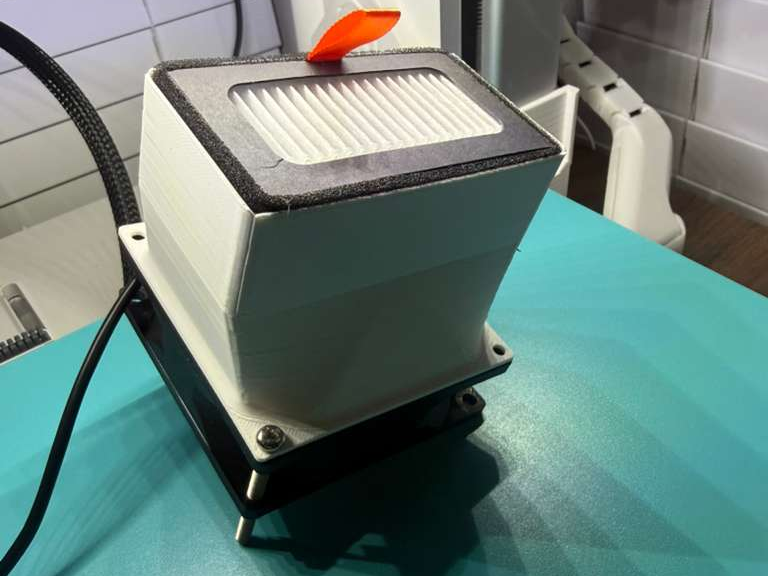 Adapter (Bambu Filter to Exhaust Fan) A1 Enclosure