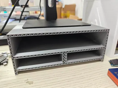 9cm display riser with storage