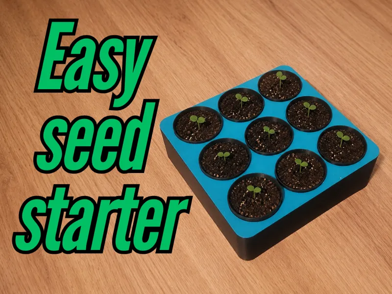 Simple seed starter planter
