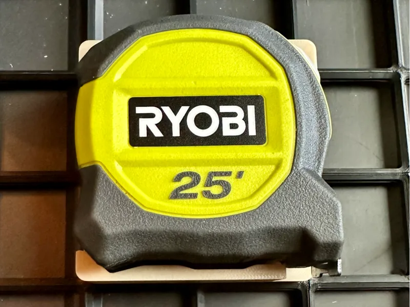Ryobi Gridfinity Bin - 25' Tape Measure