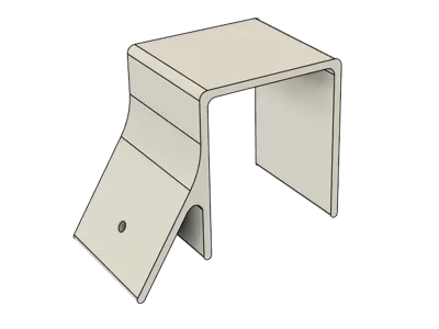 Baby monitor/camera mount for box spring bed 85MM
