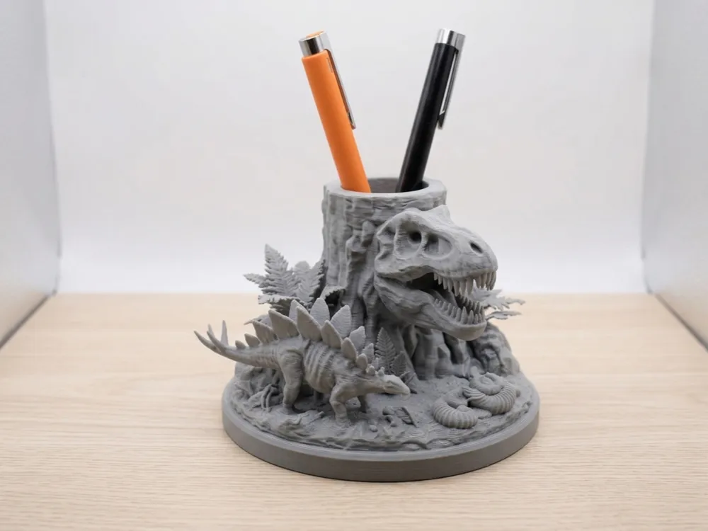 Organizador: Prähistorischer Dinosaurier Stiftehalter. Referencia del modelo original.
